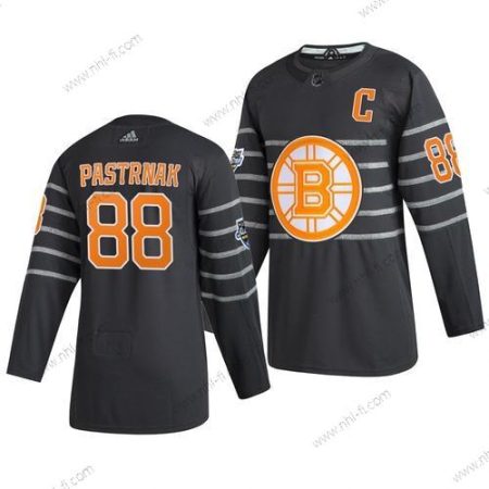 Adidas Boston Bruins #88 David Pastrnak Harmaa 2020 NHL All-Star Game Paita – Miesten