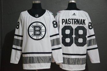 Adidas Boston Bruins 88 David Pastrnak Valkoinen 2019 NHL All-Star Game Paita – Miesten