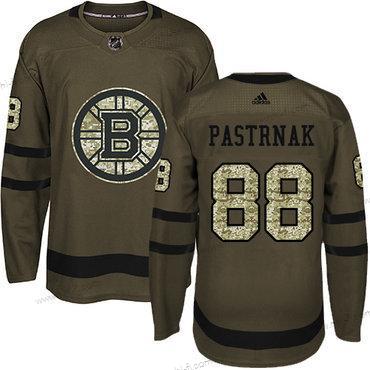 Adidas Boston Bruins #88 David Pastrnak Vihreä Salute to Service Ommeltu NHL Paita – Nuoret