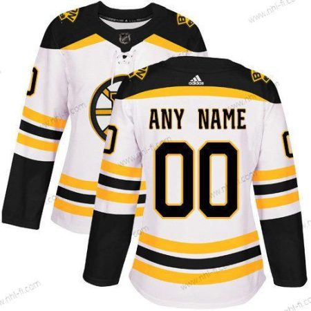 Adidas Boston Bruins Räätälöidyt Valkoinen Aito NHL Paita – Naisten