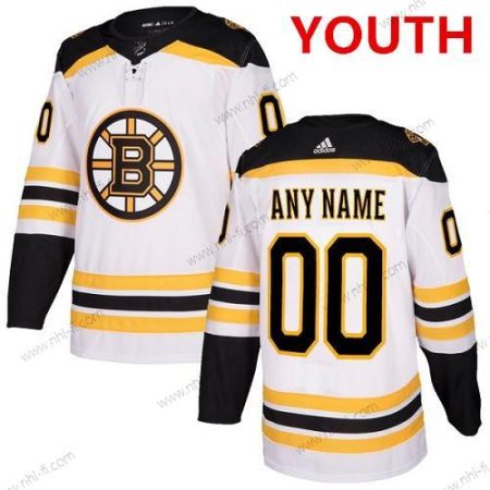 Adidas Boston Bruins Räätälöidyt Valkoinen Aito NHL Paita – Nuoret