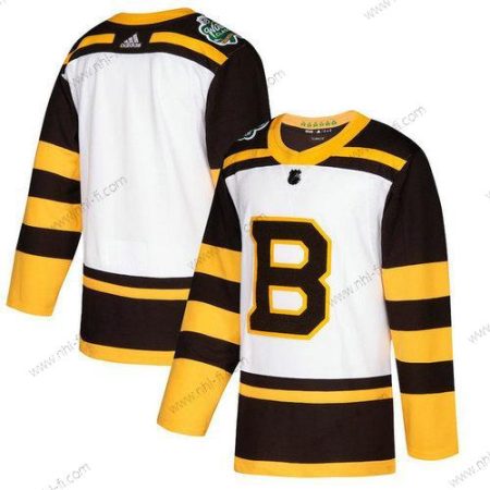 Adidas Boston Bruins Räätälöidyt Valkoinen Tyhjä 2019 Talvi Klassinen Aito Paita – Miesten