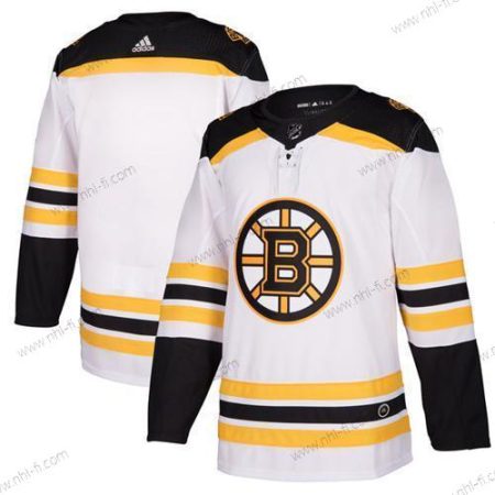 Adidas Boston Bruins Tyhjä Valkoinen Road Aito Ommeltu NHL Paita – Miesten