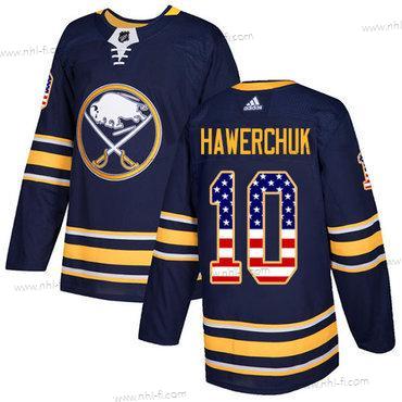 Adidas Buffalo Sabres #10 Dale Hawerchuk Laivastonsininen Sininen Kotiottelu Aito USA Flag Ommeltu NHL Paita – Miesten