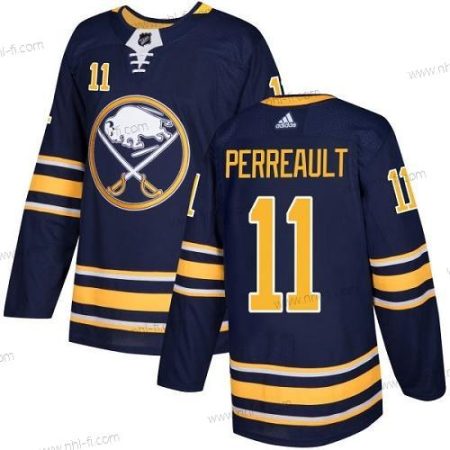 Adidas Buffalo Sabres #11 Gilbert Perreault Laivastonsininen Sininen Kotiottelu Aito Ommeltu NHL Paita – Miesten