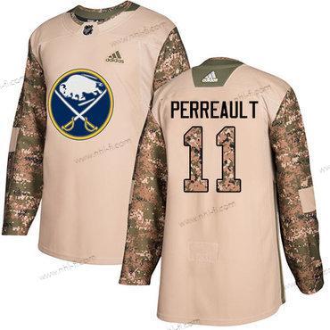 Adidas Buffalo Sabres #11 Gilbert Perreault Maastokuvio Aito 2017 Veterans Day Ommeltu NHL Paita – Miesten