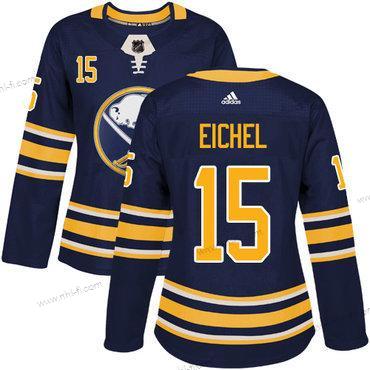 Adidas Buffalo Sabres #15 Jack Eichel Laivastonsininen Sininen Kotiottelu Aito Ommeltu NHL Paita – Naisten