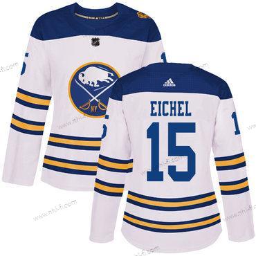 Adidas Buffalo Sabres #15 Jack Eichel Valkoinen Aito 2018 Talvi Klassinen Ommeltu NHL Paita – Naisten