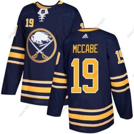 Adidas Buffalo Sabres #19 Jake Mccabe Laivastonsininen Sininen Kotiottelu Aito Ommeltu NHL Paita – Miesten