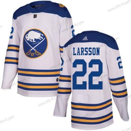 Adidas Buffalo Sabres #22 Johan Larsson Valkoinen Aito 2018 Talvi Klassinen Ommeltu NHL Paita – Miesten