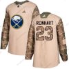 Adidas Buffalo Sabres #23 Sam Reinhart Maastokuvio Aito 2017 Veterans Day Ommeltu NHL Paita – Nuoret