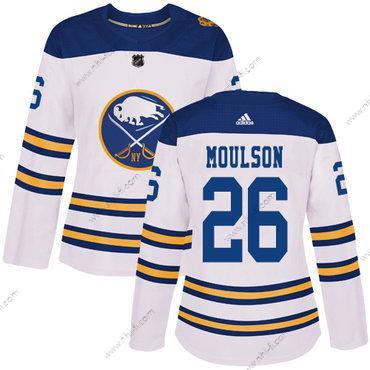 Adidas Buffalo Sabres #26 Matt Moulson Valkoinen Aito 2018 Talvi Klassinen Ommeltu NHL Paita – Naisten