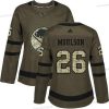 Adidas Buffalo Sabres #26 Matt Moulson Vihreä Salute to Service Ommeltu NHL Paita – Naisten