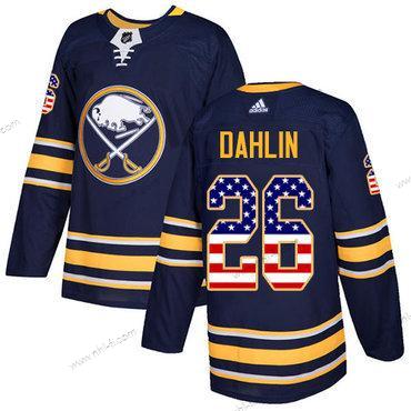 Adidas Buffalo Sabres #26 Rasmus Dahlin Laivastonsininen Sininen Kotiottelu Aito USA Flag Ommeltu NHL Paita – Miesten