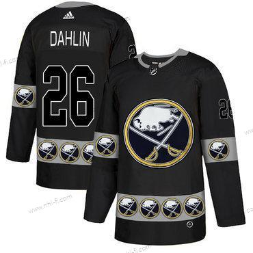 Adidas Buffalo Sabres #26 Rasmus Dahlin Musta Maajoukkue Logos Paita – Miesten