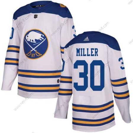 Adidas Buffalo Sabres #30 Ryan Miller Valkoinen Aito 2018 Talvi Klassinen Ommeltu NHL Paita – Miesten