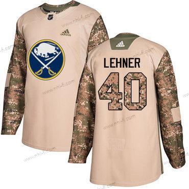 Adidas Buffalo Sabres #40 Robin Lehner Maastokuvio Aito 2017 Veterans Day Ommeltu NHL Paita – Miesten