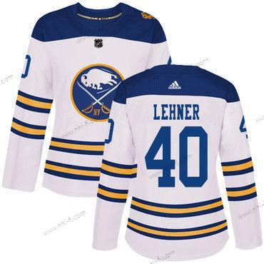 Adidas Buffalo Sabres #40 Robin Lehner Valkoinen Aito 2018 Talvi Klassinen Ommeltu NHL Paita – Naisten