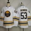 Adidas Buffalo Sabres #53 Jeff Skinner Valkoinen With Kulta 50Th Vuosipäivä Ommeltu NHL Paita – Nuoret