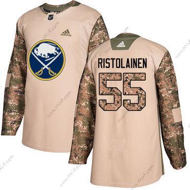 Adidas Buffalo Sabres #55 Rasmus Ristolainen Maastokuvio Aito 2017 Veterans Day Ommeltu NHL Paita – Miesten