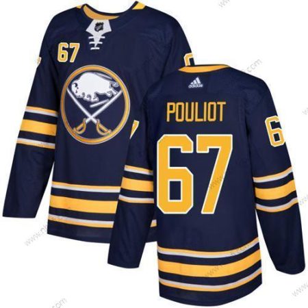 Adidas Buffalo Sabres #67 Benoit Pouliot Laivastonsininen Sininen Kotiottelu Aito Ommeltu NHL Paita – Miesten