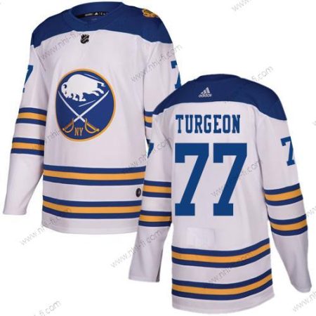 Adidas Buffalo Sabres #77 Pierre Turgeon Valkoinen Aito 2018 Talvi Klassinen Ommeltu NHL Paita – Miesten