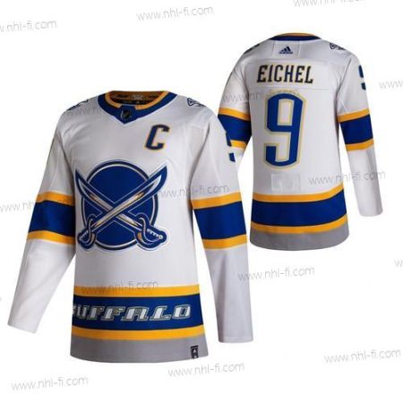 Adidas Buffalo Sabres #9 Jack Eichel Valkoinen 2020-21 Käänteinen Retro Vaihtopaita NHL Paita – Miesten