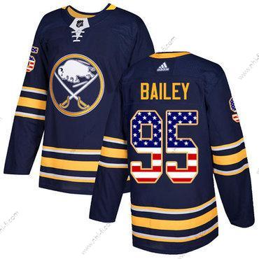 Adidas Buffalo Sabres #95 Justin Bailey Laivastonsininen Sininen Kotiottelu Aito USA Flag Ommeltu NHL Paita – Miesten