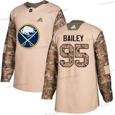 Adidas Buffalo Sabres #95 Justin Bailey Maastokuvio Aito 2017 Veterans Day Ommeltu NHL Paita – Miesten