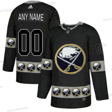 Adidas Buffalo Sabres Räätälöidyt Musta Maajoukkue Logos Paita – Miesten