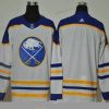 Adidas Buffalo Sabres Tyhjä Valkoinen 2020-21 Vaihtopaita Aito Pelaaja NHL Paita – Miesten