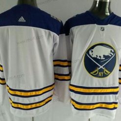 Adidas Buffalo Sabres Tyhjä Valkoinen Road Aito Ommeltu NHL Paita – Miesten