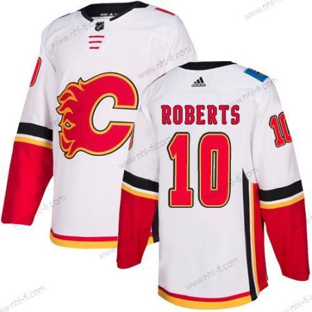 Adidas Calgary Flames #10 Gary Roberts Valkoinen Kolmas Aito NHL Paita – Miesten