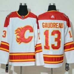 Adidas Calgary Flames #13 Johnny Gaudreau Valkoinen 2019 Heritage Klassinen Ommeltu NHL Paita – Miesten