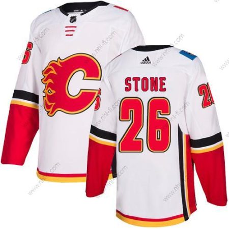 Adidas Calgary Flames #26 Michael Stone Valkoinen Kolmas Aito NHL Paita – Miesten