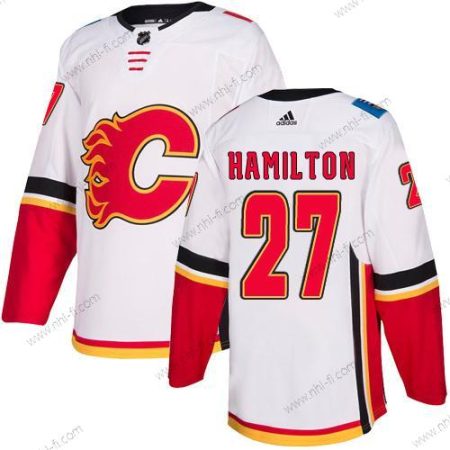 Adidas Calgary Flames #27 Dougie Hamilto Valkoinen Kolmas Aito NHL Paita – Miesten