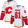 Adidas Calgary Flames #61 Brett Kulak Valkoinen Kolmas Aito NHL Paita – Miesten