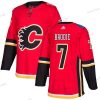 Adidas Calgary Flames #7 Tj Brodie Punainen Kotiottelu Aito Ommeltu NHL Paita – Nuoret