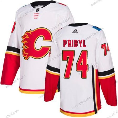 Adidas Calgary Flames #74 Daniel Pribyl Valkoinen Kolmas Aito NHL Paita – Miesten