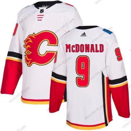 Adidas Calgary Flames #9 Lanny Mcdonald Valkoinen Kolmas Aito NHL Paita – Miesten