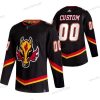 Adidas Calgary Flames Räätälöidyt Musta 2020-21 Käänteinen Retro Vaihtopaita NHL Paita – Miesten