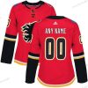 Adidas Calgary Flames Räätälöidyt Punainen Aito Kotiottelu NHL Paita – Naisten