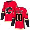 Adidas Calgary Flames Räätälöidyt Punainen Kotiottelu 2017-2018 Jääkiekko Ommeltu NHL Paita – Miesten