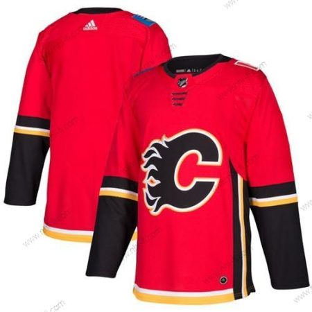 Adidas Calgary Flames Tyhjä Punainen Kotiottelu Aito Ommeltu NHL Paita – Nuoret