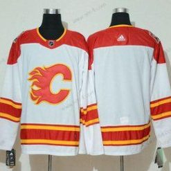 Adidas Calgary Flames Tyhjä Valkoinen 2019 Heritage Klassinen Ommeltu NHL Paita – Miesten