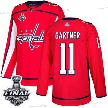 Adidas Capitals #11 Mike Gartner Punainen Kotiottelu Aito 2018 Stanley Cup Final Ommeltu NHL Paita – Miesten