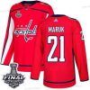 Adidas Capitals #21 Dennis Maruk Punainen Kotiottelu Aito 2018 Stanley Cup Final Ommeltu NHL Paita – Miesten