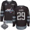 Adidas Capitals #29 Christian Djoos Musta 1917-2017 100th Vuosipäivä 2018 Stanley Cup Final Ommeltu NHL Paita – Miesten