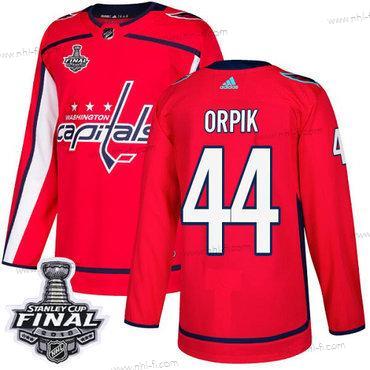 Adidas Capitals #44 Brooks Orpik Punainen Kotiottelu Aito 2018 Stanley Cup Final Ommeltu NHL Paita – Miesten