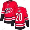 Adidas Carolina Hurricanes #20 Sebastian Aho Punainen Kotiottelu Aito Ommeltu NHL Paita – Miesten